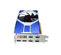 Xynsviu Radeon RX580 - Tarjeta gráfica 4G, con 6 tarjetas gráficas de monitor HDMI, GPU GDDR5 de 128 bits DirectX 12 PCI Express X16 3.0, tarjetas de video DisplayPort de perfil bajo (6HDMI AMD RX 580