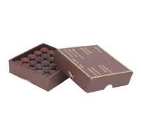 Xyntor 10mm Snooker Cue Tips | 50pcs Choice Red Leather Pool Cue Stick Tips for Billiards/Eight Ball/Snooker | High - Density Control & Non - Skid Design