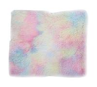 Xyntor 2 in 1 Cat Bed & House | Secure Grip Pet Mat for Kitties/Small Dogs | Breathable Cushion Pad with 4cm Plush, Tie - Dye Colorful Design