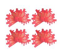 Xyntor 40pcs Paper Crowns | Cute Shape Party Hats for Birthdays/Graduations/Welcoming Celebrations | Decorative Paper Crowns 22.5x11.5cm (Red HMS2207141)