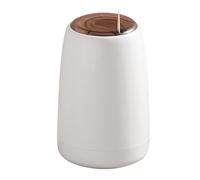 Xyntor Automatic Toothpick Container | One - Touch Pop - Up Design for Kitchen / Restaurant / Home | Nordic Style Plastic Holder with Large Capacity (White)