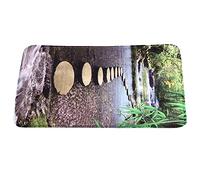 Xyntor Bathroom Slip - Proof Mat | Botanical Pattern Skid - Proof Bottom | Soft Doormat for Entryway/Kitchen/Laundry | 4 Sizes, Non - Fading Non - Shed Polyester (40 * 60cm)