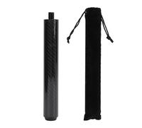 Xyntor Billiard Pool Cue Extender 8 Inch | Carbon Fiber Extension Stick with Rubber Rear Plug | Cue Extension for Pool/Billiards/Game Room | Enhanced Balance & Control