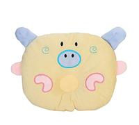 Xyntor Cute Cartoon Pig Pillow for Cats & Dogs | Cervical Spine Support & Comfortable Sleeping | Pet Pillow for Bed/Sofa/Car | Soft Cloth Material, 3 Colors (Amarilla)