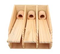 Xyntor Dog Puzzle Foraging Toys | Interactive IQ Training Toy for Dogs/Cats/Small Pets | Wooden Pet Toy with Treat Holder