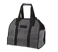 Xyntor Firewood Carrier Bag | Large Waxed Canvas Log Carrier with Tool Straps | Water Shedding Wood Storage Bag for Fireplace/Camping/Garden | Portable & Sturdy
