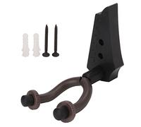 Xyntor Guitar Wall Hanger | Adjustable Holder Hook with Soft Pads for Electric Guitars/Ukuleles/Bass | No Drill Damage, Easy Installation with Screws