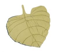 Xyntor Leaf Shaped Pet Bed | Thickened Cotton Mat for Cats/Dogs | Soft & Warm All - Season Floor Pad | Medium Size Indoor Pet Blanket