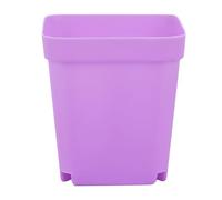 Xyntor Maceta para plántulas con Orificios de Drenaje |Maceta de PP Resistente de 3,1 Pulgadas para suculentas/decoración de Interiores |Resistente al Clima para balcón/jardín. (Purple)