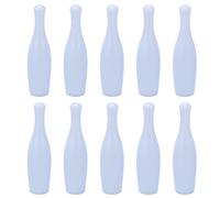 Xyntor Mini Bowling Balls Set 10pcs | Sturdy Plastic Indoor Outdoor Toys | Developmental Sports Game for Toddlers 1 + | Portable Travel Toys for All