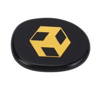 Xyntor Obsidian Crystal Stone | Engraved Balancing Stone | for Yoga