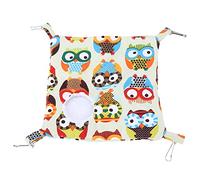 Xyntor Pet Cage Hammock | Soft Hanging Bed with Warm Plush for Cats/Small Animals | Enclosed Design for Winter Comfort | Easy Installation with Metal Hooks (S)