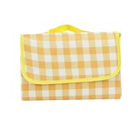 Xyntor Picnic Blanket with Water Protection | Thickened Mat for Beach/Camping/Outdoor | Portable Foldable Nonwoven Blanket | Easy Care Gingham Design (150 * 200cm)