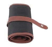 Xyntor Portable Pencil Case Roll | 72 Hole Pen Curtain for Pens/Colored Pencils/Art Supplies | Oxford Cloth Canvas Organizer with Leather Tie (36 Holes (Without Pen))