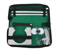 Xyntor Portable Putter Set | Zinc Aluminum Alloy Adjustable Right Handed Putter | Indoor/Outdoor Putting Practice Kit with Hole Cup & Balls