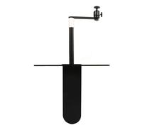 Xyntor Projector Stand | 24-40CM Adjustable Height & Angle Mount | 1 / 4in Thread Holder for Sofa/Bedside/Office | 360° Rotation, Stable Alloy Steel (Negra)