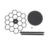 Xyntor Rotatable Achievement Hanger Display | Holds 45 + Achievements on Sturdy Carbon Steel Rack | Desktop Achievement Holder for Sports Awards/Running/Basketball | 360° Rotating,