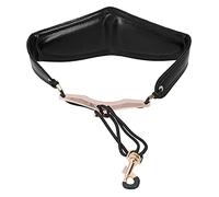 Xyntor Saxophone Neck Strap | Adjustable PU Leather Saxophone Shoulder Harness for Alto/Tenor/Soprano Sax | Ergonomic Design Reduces Neck Pressure & Sweat