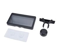 Xyntor Shower Phone Holder Water - Sealed Fog - Proof Screen | Touchscreen Secures Phone in Shower/Bath/Kitchen | Sturdy ABS Material Easy Install (Negra)