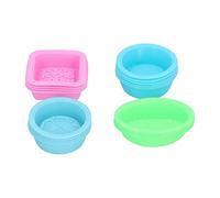Xyntor Silicone Cake Form 16 Pack | Food Grade Baking Forms for Oven/Microwave/Dishwasher | Non - Hazardous Cake Pans for Kitchen, Party, Camping | Reusable & Simple Maintenance