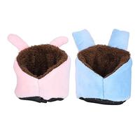 Xyntor Soft Hamster Bed & Hammock | Warm Flannelette Sleeping Cushion for Dwarf Hamsters | Cozy Pet Cave/Cage/Resting Spot Accessory | Removable Mat, Machine Washable