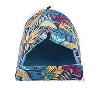 Xyntor Soft Hanging Hamster Bed | Removable & Washable Fleece Resting Spot for Small Pets | Warm House for Sugar Gliders/Rabbits/Birds | Canvas with Zipper (22 * 21CM)