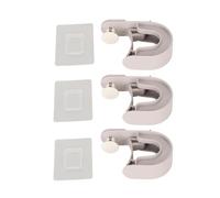 Xyntor Soporte para fregona de pared |Pinza de escoba autoadhesiva para cocina/baño/garaje |Organizador de fregona sin taladros con adhesivo fuerte |Portaherramientas que ahorra espacio (Grey)