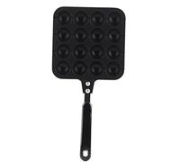 Xyntor Takoyaki Pan Aluminum Alloy | 16 Hole Octopus Balls Maker for Non - Stick Baking | Heat Tolerant Form for Kitchen/Party/Snack Making