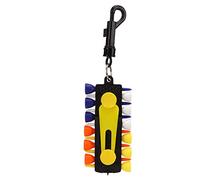 Xyntor Tees Holder Set | Plastic & Basswood Pencil | 12 Tees + Divot Tool | Portable Sports Accessories for Practice/Training/Course