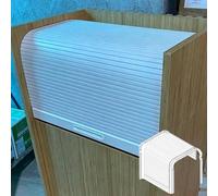 Xyrona Puerta Enrollable Puerta Enrollable Pequeña y Flexible, de 35 a 120 cm, Compacta para Armarios/Despensas, Ideal para Interiores y Exteriores. Repuesto Ahorra(H14xW18/35x45cm)