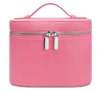 XYRTHSKO Compatible con bolsa de maquillaje, estuche viaje compartimentos y asa, organizador cosméticos portátil, artículos tocador(Rose(8 5.5 6 In))