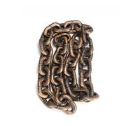 XYRTHSKO Compatible con Correas Creativas for Perros: Correa Larga y Divertida for Cachorros, Cadena de Juguete for Perros Grandes, arnés Duradero, práctico cordón for(Thick Bronze 3 M)