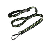 XYRTHSKO Correa 5 en 1 for Perros, Manos Libres, de Nailon, Duradera, Reflectante, Compatible con Grandes, Correa Entrenamiento Ajustable(Yellow Dog Leash)