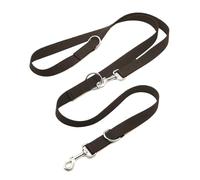XYRTHSKO Correa de Perro Compatible con Correas for Exteriores, Control Cadena, Correa Entrenamiento Ajustable, Doble Extremo, 2,5 m, Seguridad, for pasear Perros