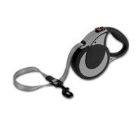 XYRTHSKO Correa retráctil for Perros Ultimate, 5 m, Nailon Duradero, for Caminar, Correr, Compatible con Extra Grandes(Gray)