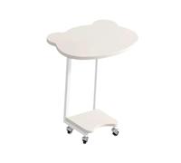 XYRTHSKO Mesa Auxiliar pequeña, Compatible con sofás y sillones reclinables. Ideal como Soporte for Plantas o decoración Informal(White)
