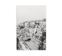 XYSWDD Arte de pared en blanco y negro, póster de Líbano, Trípoli, lienzo para decoración de pared, lienzo moderno, impresiones artísticas, pinturas para sala de estar, dormitorio, decoración de 12 x