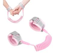XYTAHDM 2.5M Correa Antiperdida de Niños,Arnés de Seguridad para Bebe, Correa de Muñeca Antipérdida para Niño Ajustable,Cordón Elástico para Actividades al Aire Libre, Rosa