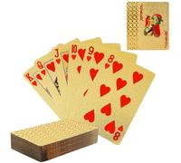 XYTAHDM Cartas Poker Profesionales Negras de Plástico, Baraja Poker Impermeable, 54 Cartas, Cartas de Poker Profesional, Plastic Waterproof Playing Cards