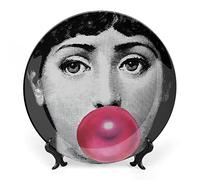 XYTDM Lina Cavalieri - Plato decorativo de pared, placa frontal misteriosa, decoración para colgar en la pared, incluye soporte y gancho de resorte especial, 7 pulgadas, A14