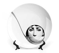 XYTDM Lina Cavalieri - Plato decorativo de pared, placa frontal misteriosa, decoración para colgar en la pared, incluye soporte y gancho de resorte especial, 10 pulgadas, F28