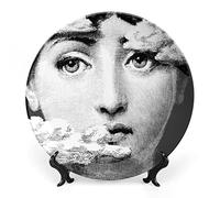 XYTDM Lina Cavalieri - Plato decorativo de pared, placa frontal misteriosa, decoración para colgar en la pared, incluye soporte y gancho de resorte especial, 8 pulgadas, K3