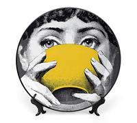 XYTDM Lina Cavalieri - Plato decorativo de pared, placa frontal misteriosa, decoración para colgar en la pared, incluye soporte y gancho de resorte especial, 8 pulgadas, A18