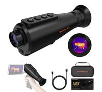 XYTEC Ai15 - Monocular térmico (superresolución AI), monocular de imagen térmica 384 x 288 (50 Hz), pantalla AMOLED grande de 1.4 pulgadas, monocular de visión térmica de 12 horas para observación de