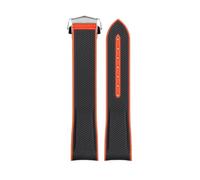 XYTLGOVDN Correa de reloj goma compatible con correa Omega X Swatch Joint MoonSwatch 20 mm(LAVA matte SR)