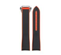 XYTLGOVDN Correa de reloj goma compatible con correa Omega X Swatch Joint MoonSwatch 20 mm(LAVA SR bukle)