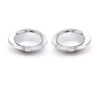 XYTZDQFDC Cubiertas Luz Antiniebla para Mini Cooper S R50 R52 R53 2004-2008, Cubierta embellecedora cromada para luz antiniebla Delantera de Coche