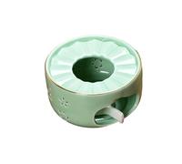 XYUERU Calentador de tetera de porcelana, calentador de té de porcelana, calentador de café resistente al calor for teteras amantes del café, for teteras y alimentos(Green)