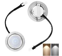 xyunluk Bombilla LED for Campana extractora (2 Unidades, Orificio de 2,36-2,56 Pulgadas, 1,5 W, 12 V, 24 V, 110 V, 220 V, con Conector, Equivalente a halógeno de 20 W)(Warm White,EL Connector,220V)