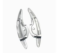 XYUOIS coche Paletas de cambio Compatible con Hyundai para Lafesta 2019 2020 2021 paleta de cambio de volante de coche extensión de paleta de cambio de aleación de aluminio(Silver)
